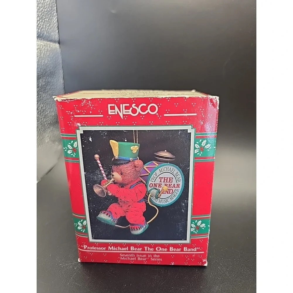 ENESCO‎ CHRISTMAS ORNAMENT: PROFESSOR MICHAEL BEAR THE ONE BEAR BAND!